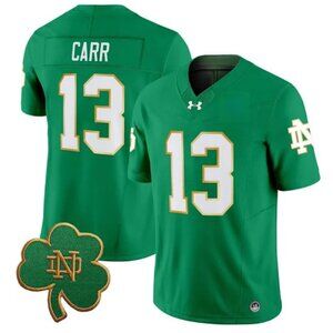 CJ Carr Vapor Stitched Jersey Green For Mens Youths Select